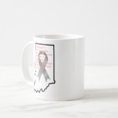 Brain Cancer Awareness in Indiana  Koffiemok (Voorkant links)