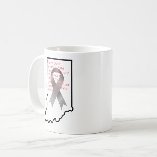 Brain Cancer Awareness in Indiana  Koffiemok (Voorkant links)