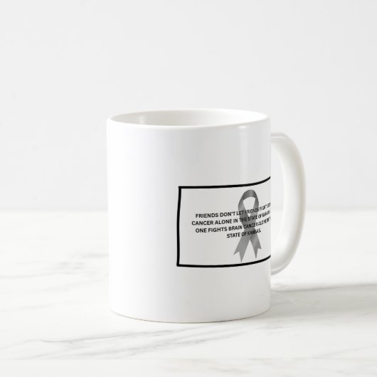 Brain Cancer Awareness in Kansas  Koffiemok (Voorkant rechts)