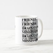 Brain Cancer Awareness in Mississippi  Koffiemok (Voorkant rechts)