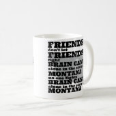 Brain Cancer Awareness in Montana Koffiemok (Voorkant rechts)