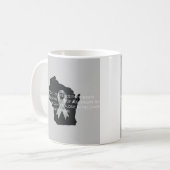 Brain Cancer Awareness in Wisconsin  Koffiemok (Voorkant links)