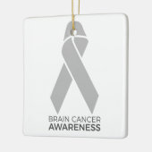 Brain Cancer Awareness Keramisch Ornament (Links)