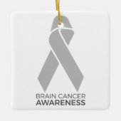 Brain Cancer Awareness Keramisch Ornament (Voorkant)