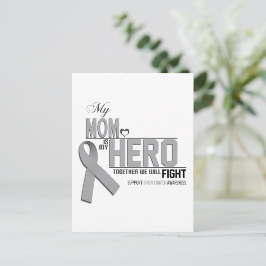 Brain Cancer Awareness: moeder Briefkaart (Staand voorkant)