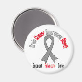Brain Cancer Awareness Month Ribbon Magneet (Voorkant / Achterkant)