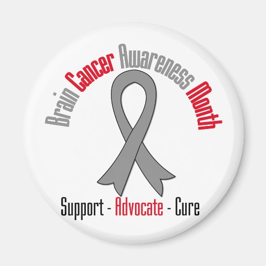 Brain Cancer Awareness Month Ribbon Magneet (Voorkant)