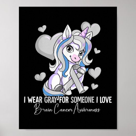 Brain Cancer Awareness Poster (Voorkant)