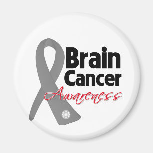 Brain Cancer Awareness Ribbon Magneet