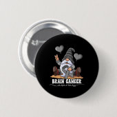 Brain Cancer Awareness Ronde Button 5,7 Cm (Voorkant /achterkant)