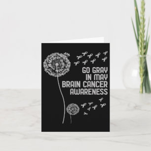 Brain Cancer Awareness Shirt Draag Grey Fight Brai Kaart