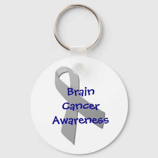 Brain Cancer Awareness Sleutelhanger (Voorkant)