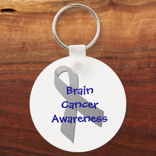 Brain Cancer Awareness Sleutelhanger (Voorkant)