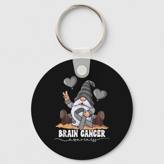 Brain Cancer Awareness Sleutelhanger (Voorkant)