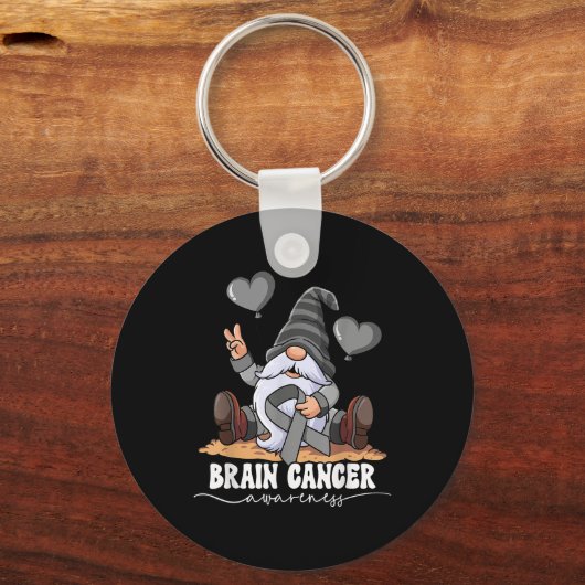 Brain Cancer Awareness Sleutelhanger (Voorkant)