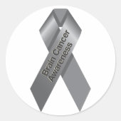 Brain Cancer Awareness Sticker (Voorkant)