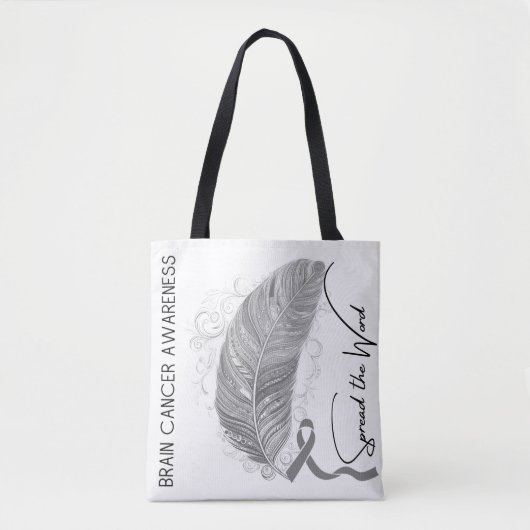 Brain Cancer Awareness Tote Bag (Voorkant)