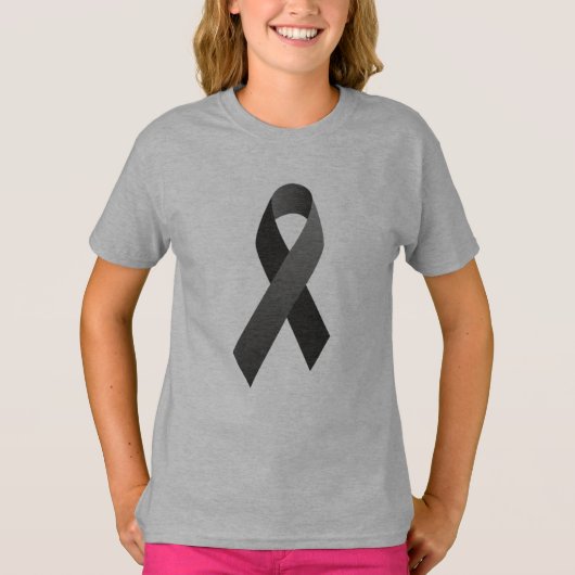 Brain Cancer Awareness voor-/achterafdruk T-shirt (Voorkant)