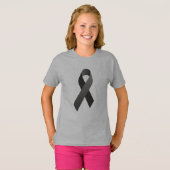 Brain Cancer Awareness voor-/achterafdruk T-shirt (Voorkant volledig)