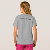 Brain Cancer Awareness voor-/achterafdruk T-shirt (Achterkant volledig)