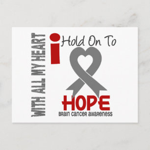 Brain Cancer die ik vasthoud aan hoop Briefkaart