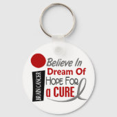 Brain Cancer GELEVE DREAM HOPE Sleutelhanger (Voorkant)
