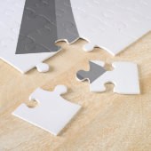 Brain Cancer Grey Ribbon 3 Legpuzzel (Zijkant)