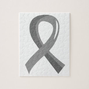 Brain Cancer Grey Ribbon 3 Legpuzzel