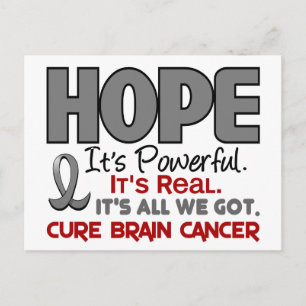 Brain Cancer HOPE 1 Briefkaart