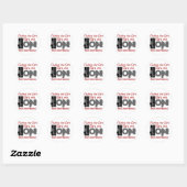 Brain Cancer HOPE 4 Ronde Sticker (Vel)