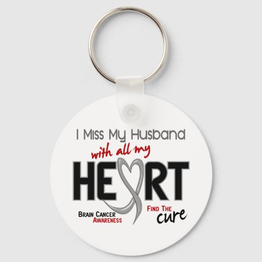 Brain Cancer I MIST MIJN HUSBAND Sleutelhanger (Voorkant)
