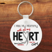 Brain Cancer I MIST MIJN MOMMY Sleutelhanger (Voorkant)