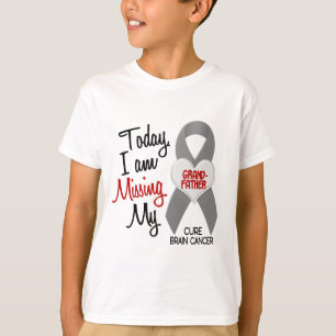 Brain Cancer Ontbrekend Miss Mijn grootvader 1 T-shirt