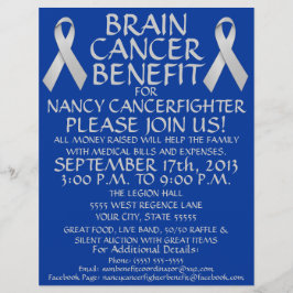 Brain Cancer Ribbon Benefit Flyer