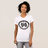 Brain Cancer Survivor Butterfly T-shirt (Voorkant volledig)