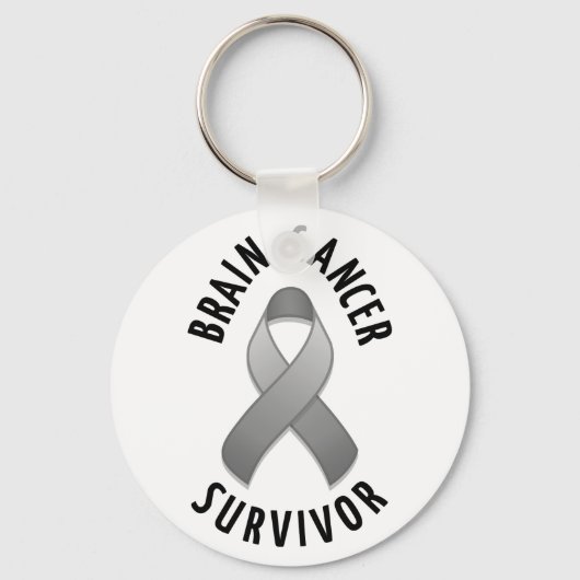Brain Cancer Survivor Sleutelhanger (Voorkant)