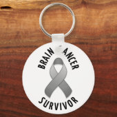 Brain Cancer Survivor Sleutelhanger (Voorkant)
