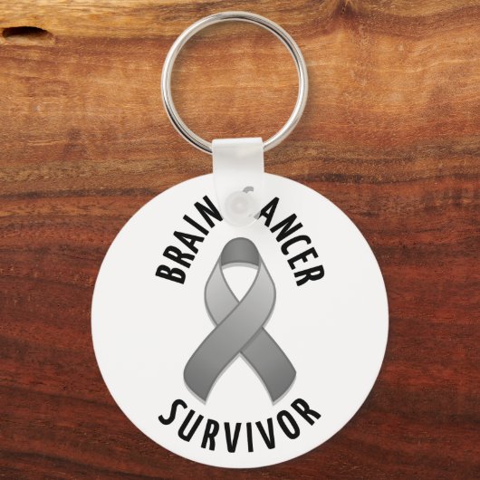 Brain Cancer Survivor Sleutelhanger (Voorkant)