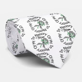 Brain Cancer ter nagedachtenis aan mijn moeder Stropdas (Opgerold)