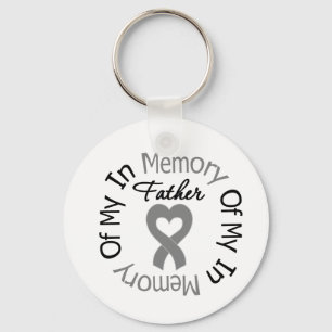 Brain Cancer ter nagedachtenis van mijn vader Sleutelhanger
