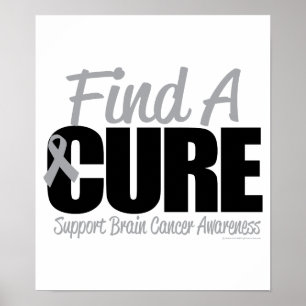 Brain Cancer vindt een kuur Poster