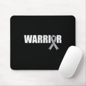 Brain Cancer Warrior - Wereldkankerdag Lint Muismat (Met muis)