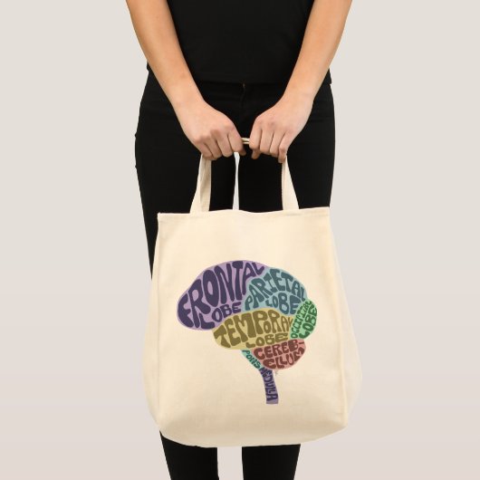 Brain Canvas tas (Voorkant (product))