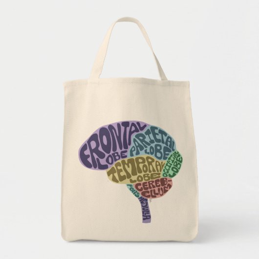 Brain Canvas tas (Voorkant)