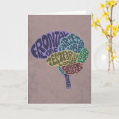 Brain Card Kaart (Gele Bloem)
