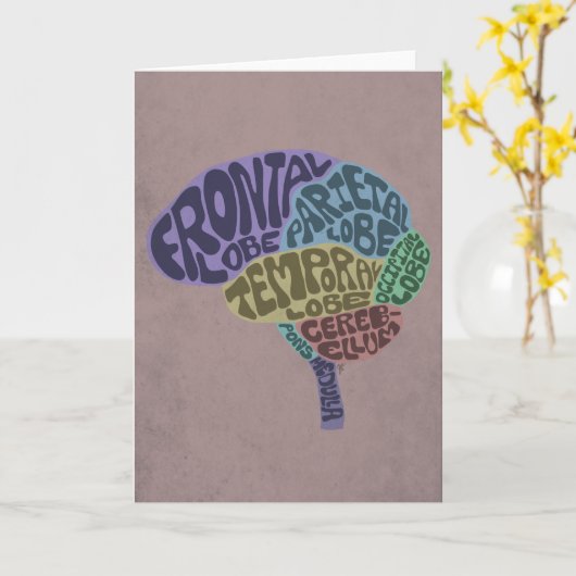 Brain Card Kaart (Gele Bloem)