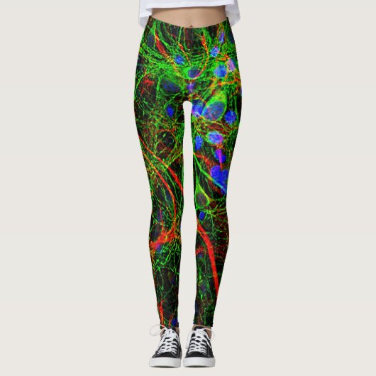 Brain Cell under the 'scope' Leggings (Voorkant)
