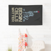 Brain Cells Matter Statue of Liberty Anti Trump Spandoek (Insitu)
