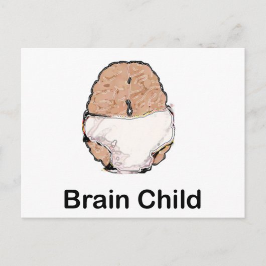 Brain Child Briefkaart (Voorkant)