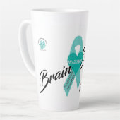 Brain Chirurgie Survivor Trigeminal Neuralgie Hart Latte Mok (Linkerhoek)